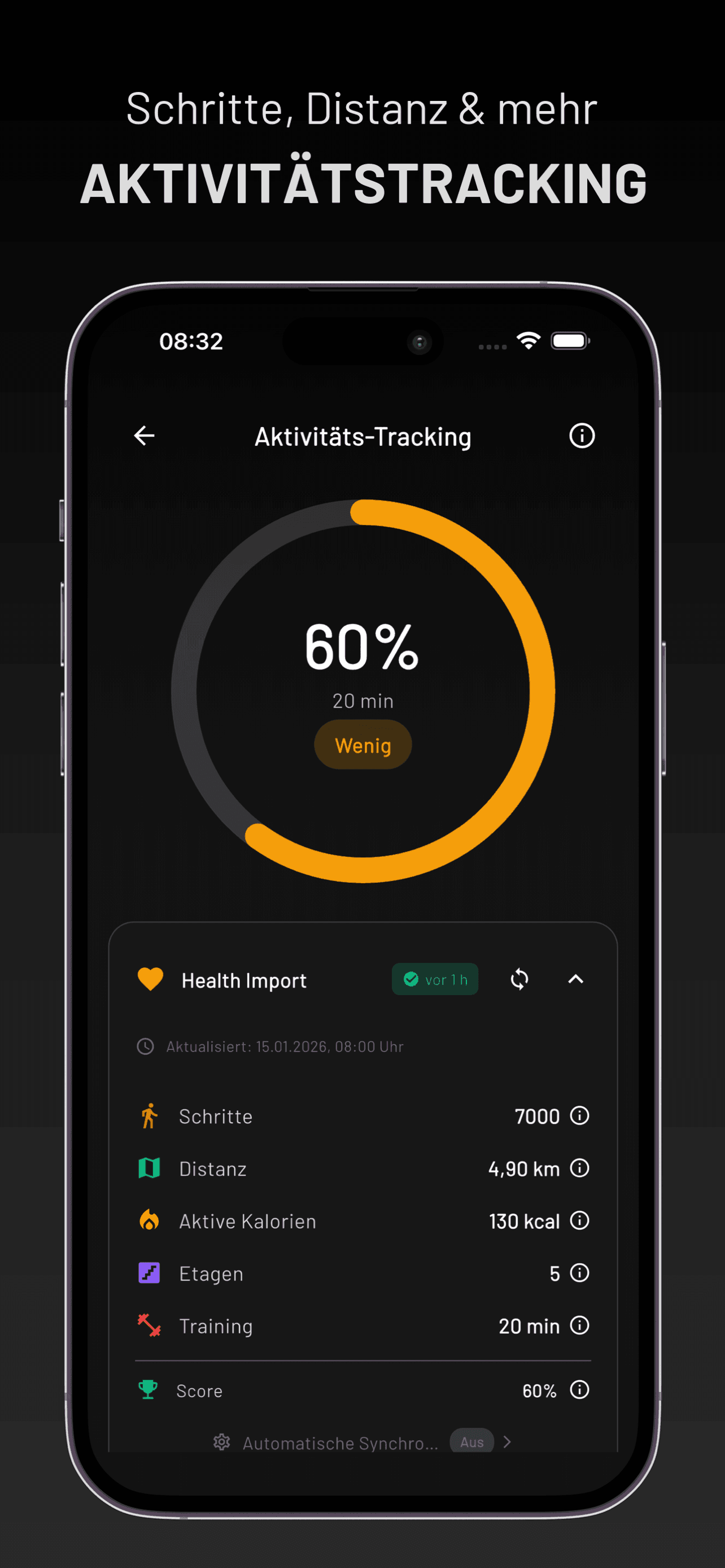 4P Balance Aktivitäts-Tracking – Tracke deine Bewegung und erreiche Fitnessziele